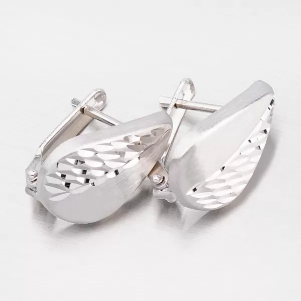 Dámske visiace náušnice striebra 925 CSK-074-OKS