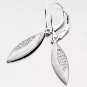 Dámske náušnice strieborný 925 zirkón OKP-283/M-OKS