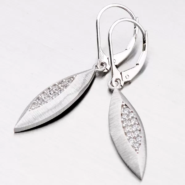 Dámske náušnice strieborný 925 zirkón OKP-283/M-OKS