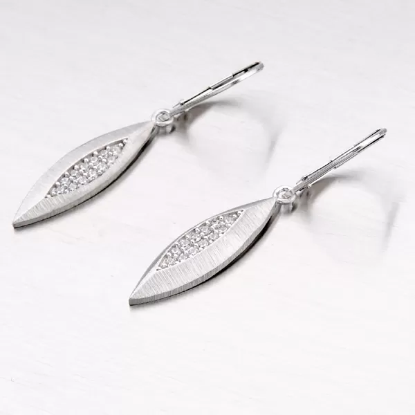 Dámske náušnice strieborný 925 zirkón OKP-283/M-OKS