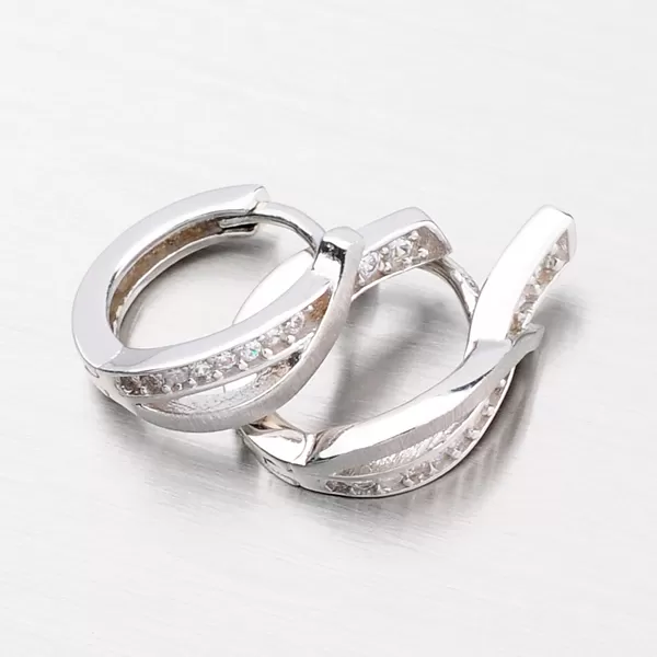 Strieborné náušnice OKP-484-OKS