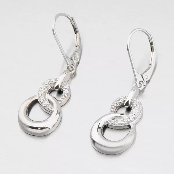 Dámske náušnice striebro 925 zirkón ZS-011/E-OKS