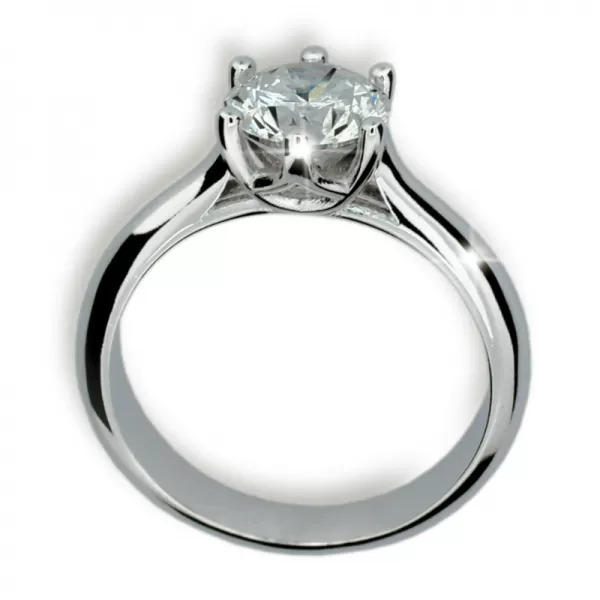 Zásnubný prsteň s diamantom 1885