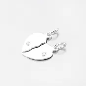 Strieborný prívesok - Srdiečka pre zamilovaných M5527A