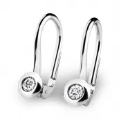 Náušnice s diamantmi 10824-B-DIA