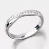 Jemný strieborný prsteň HK-627-OKS