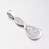 Strieborný prívesok so zirkónmi ZS-026/P-OKS