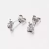 Strieborné náušnice - kôstky s medvedíkmi M604564
