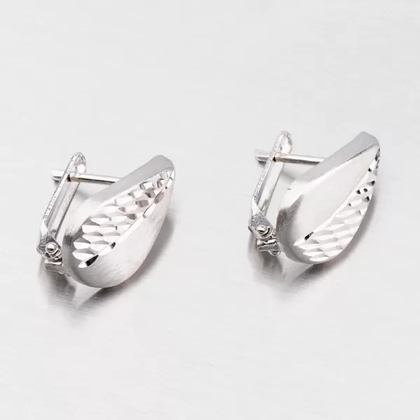 Dámske visiace náušnice striebra 925 CSK-074-OKS