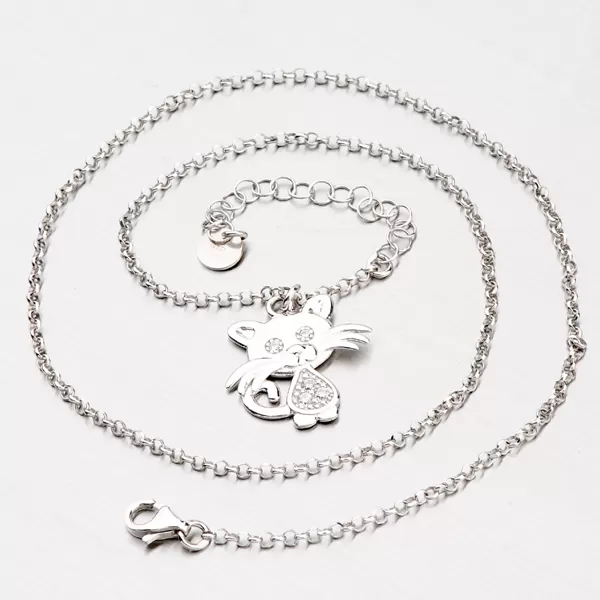 Náhrdelník s mačičkou N1700293-2464-SLX