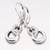 Dámske náušnice striebro 925 zirkón ZS-011/E-OKS