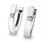 Dámske diamantové náušnice 10834-B-DIA