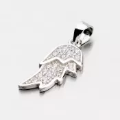 Dámsky prívesok striebro 925 zirkón v tvare krídla PXX14160017