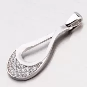 Strieborný prívesok so zirkónmi ZS-150/P-OKS