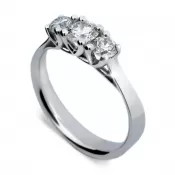 Zásnubný prsteň s diamantmi ZP1924