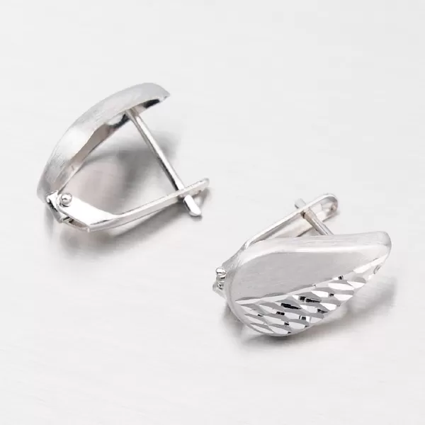 Dámske visiace náušnice striebra 925 CSK-074-OKS