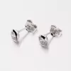 Strieborné náušnice - kôstky so zirkónmi MORM1445D4