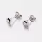 Strieborné náušnice - kôstky so zirkónmi MORM1445D4