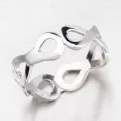 Prsteň zo striebra HK-624-OKS