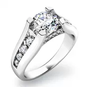 Zásnubný prsteň so zirkónmi ZP-10817-B-ZIR