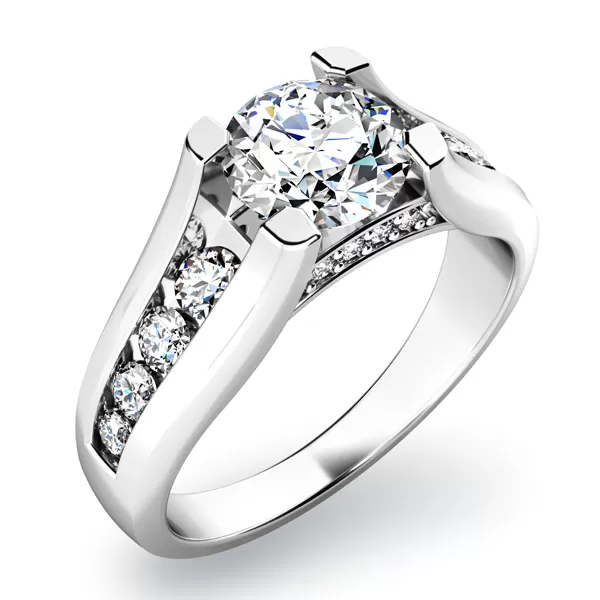 Zásnubný prsteň so zirkónmi ZP-10817-B-ZIR