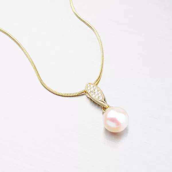 Perlový prívesok so zirkónmi GZ3152Z