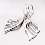 Dámske visiace náušnice striebra 925 NZM-109-OKS