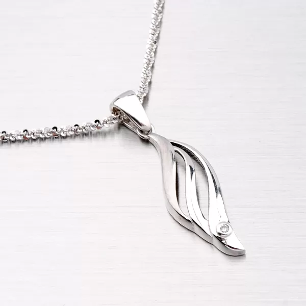 Strieborný prívesok so zirkónmi ZS-089/P-OKS