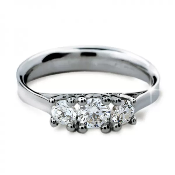 Zásnubný prsteň s diamantmi ZP1924