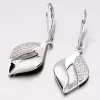 Strieborné náušnice so zirkónmi ZS-161/E-OKS