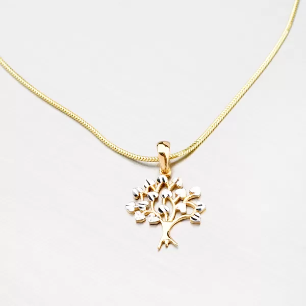 Zlatý stromček s gravírovaním 43-21385