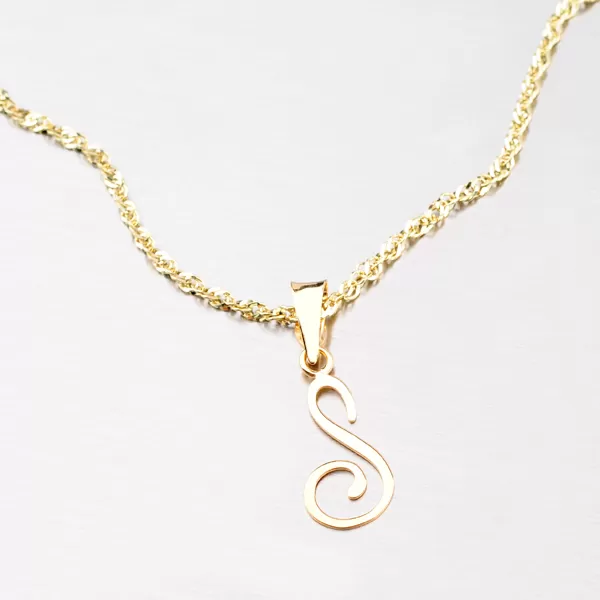 Prívesok - zlaté písmenko S 43-2937-S