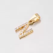 Zlatý prívesok - písmeno N 13-152-N