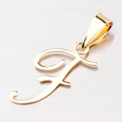 Prívesok - zlaté písmenko F 43-2937-F