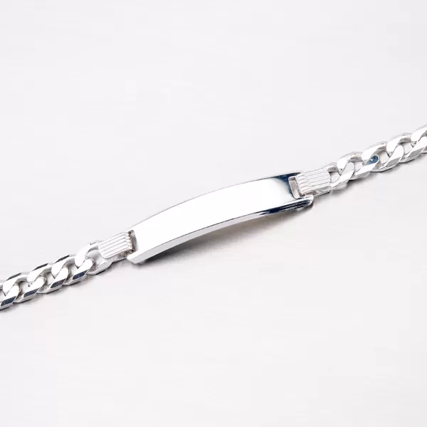 Strieborný náramok s gravírovacou vložkou B1403375-0011-SLX