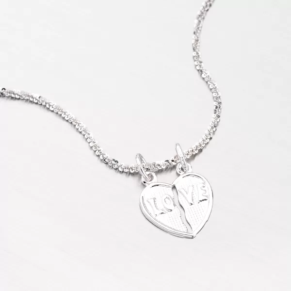 Strieborný prívesok pre partnerov M5521C