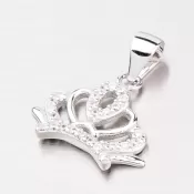 Strieborný prívesok v tvare korunky P1603124-1905-SLX