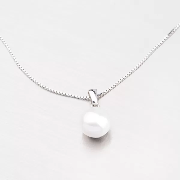 Zlatý prívesok s perlou 43-21430