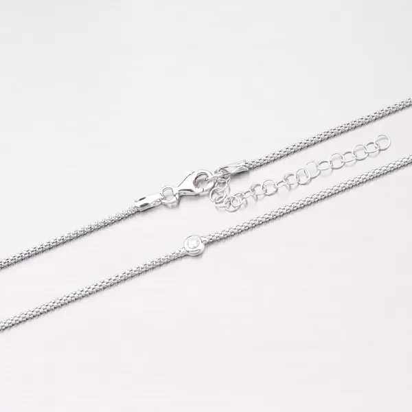 Strieborný náhrdelník so zirkónmi N1604160-1264-SLX