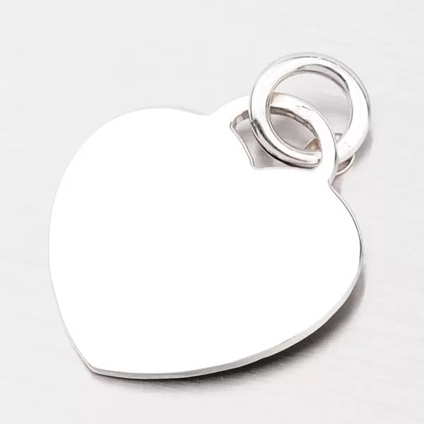 Strieborné srdiečko s možnosťou rytiny P1400236-1264-SLX