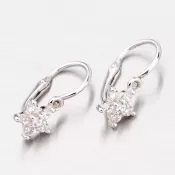 Náušničky so zirkónmi zo žltého zlata 52DN-2118BBB