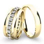 Snubné prstene set zo zlata SP-61045-SET03