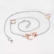 Dámska retiazka ROLO so srdiečkami N1500336-0331-SLX