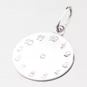 Zlatý prívesok - krstiace hodiny 327P-130042