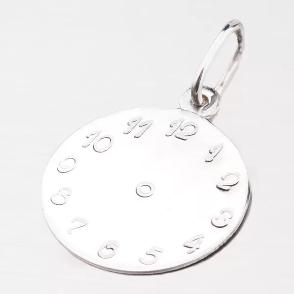 Zlatý prívesok - krstiace hodiny 327P-130042