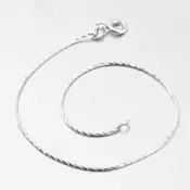 Náramok zo striebra - lanko SNAKE CHRS-13-RDIS17-020