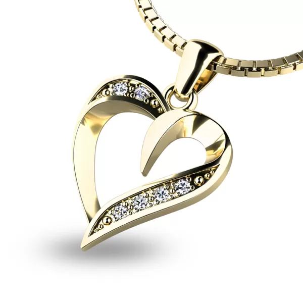 Prívesok s diamantmi 10879-ZL-DIA