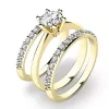 Zásnubný set zo žltého zlata 10720-SET02-ZZ