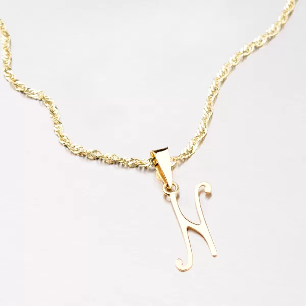 Prívesok - zlaté písmenko N 43-2937-N