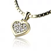 Srdce s briliantmi 10881-ZL-DIA